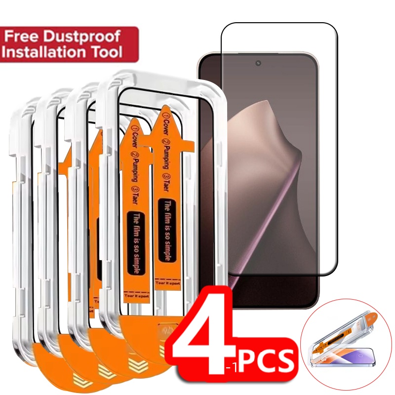 1/2/3/4 Uds para Xiaomi 15T vidrio Xiaomi Mi 15T Pro Protector de vidrio templado sin polvo Protector de pantalla de pegamento completo Xiaomi Mi 15T
