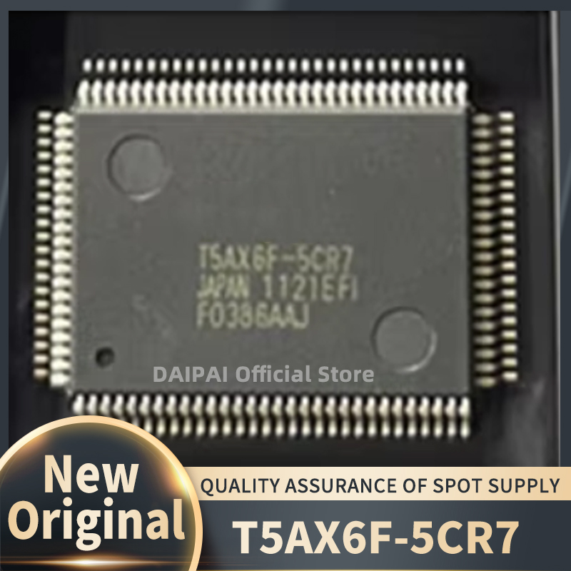 (1-2 stuk) 100% Nieuwe originele T5AX6F-5CR7 T5AX6F QFP Auto computer board Chipset