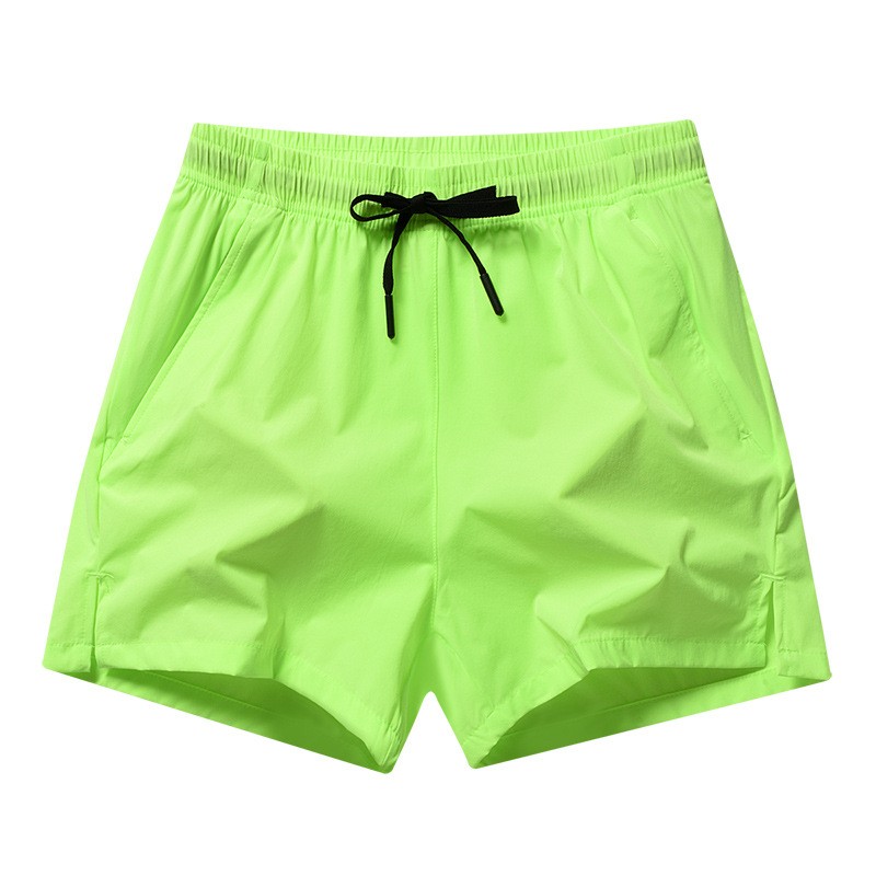 Nieuwe Heren Sport Casual 3/4 Shorts Met Ijszijde Lichtgewicht Zweetabsorberend Outdoor Sneldrogend Hardlopen Fitness Losse Broek