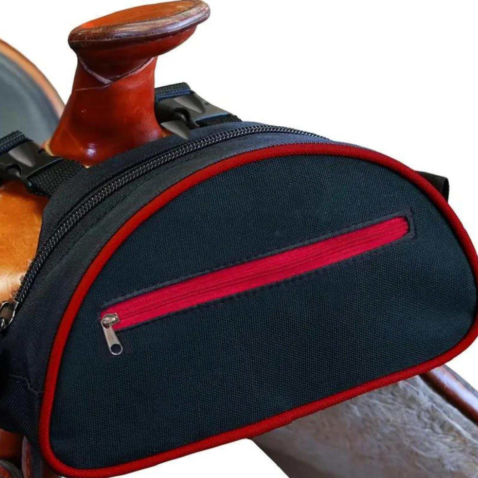 Satteltasche für Pferde, Outdoor-Sport, Reitausrüstung, Sattelsack, Camping, kompakt für Western- und Ausdauersättel, Pommel-Paket