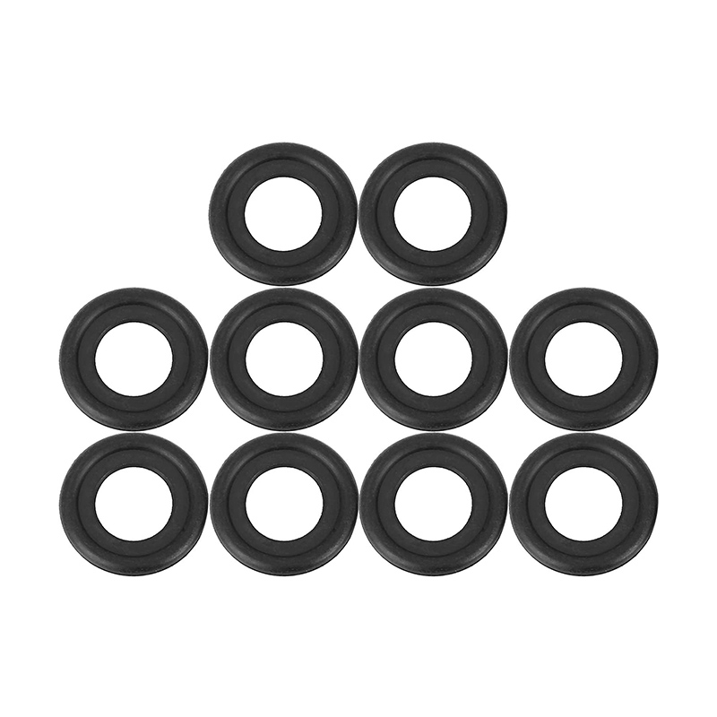 Sostituzione della rondella delle guarnizioni del tappo di scarico dell'olio in gomma nera da 10 pezzi per 12616850 3536966 097-119