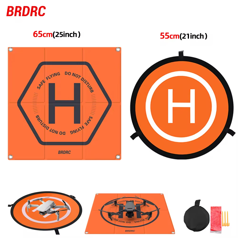 BRDRC Almofadas de pouso dobráveis para DJI Mavic 4 Pro/Air 3S/Neo 2/Mini 5 Pro/4 Pro/Mini 3/Mini 4K/2 Drone Mat Quadcopters Acessórios