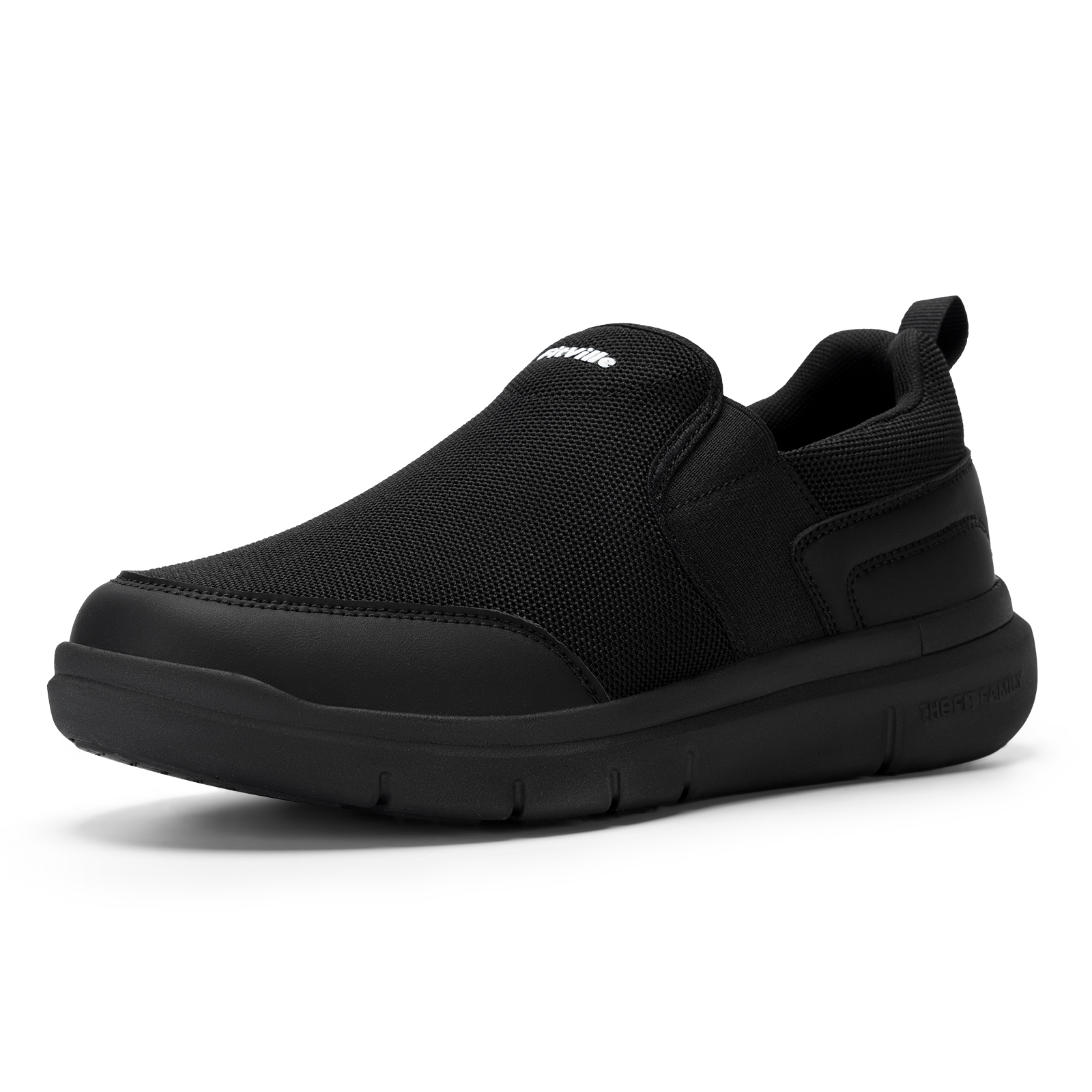 FitVille Herrenschuhe Extra Breite Casual Slipper Slip-On Wanderschuhe für Männer Leichte Rutschfeste Atmungsaktive Schuhe für Ganztägiges Stehen