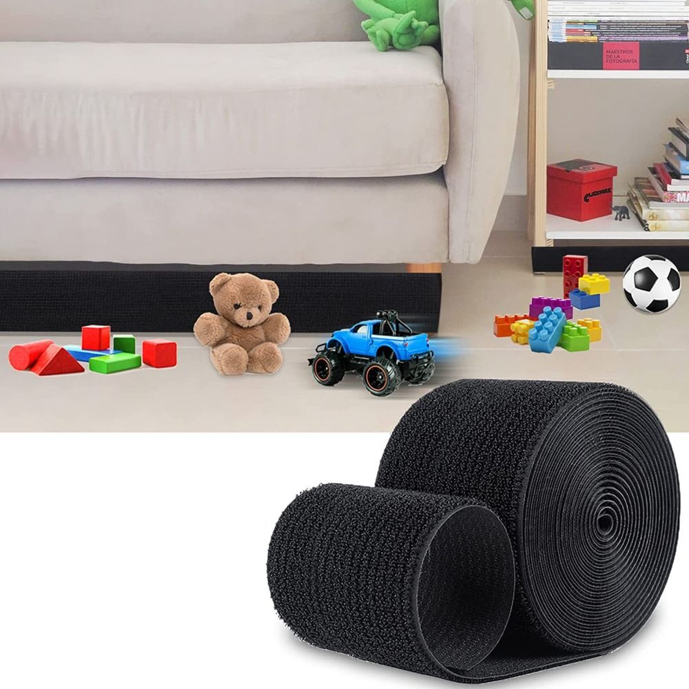 Langlebiger 3/6/10M Sofa-Spielzeug-Blocker, selbstklebender Riemen, verstellbar unter der Couch, Blocker, Nylon, staubdicht, Lücken-Stoßstangenstopper