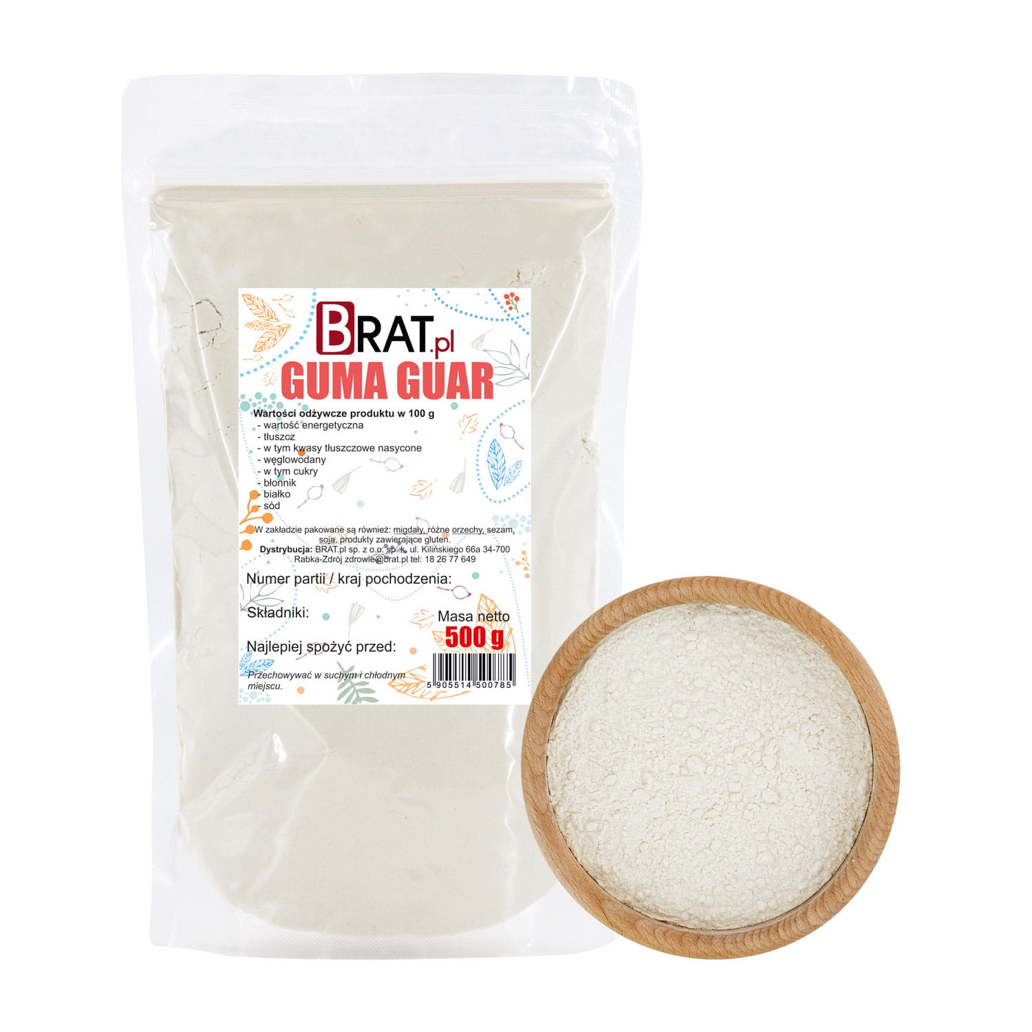 Guma guar 500g