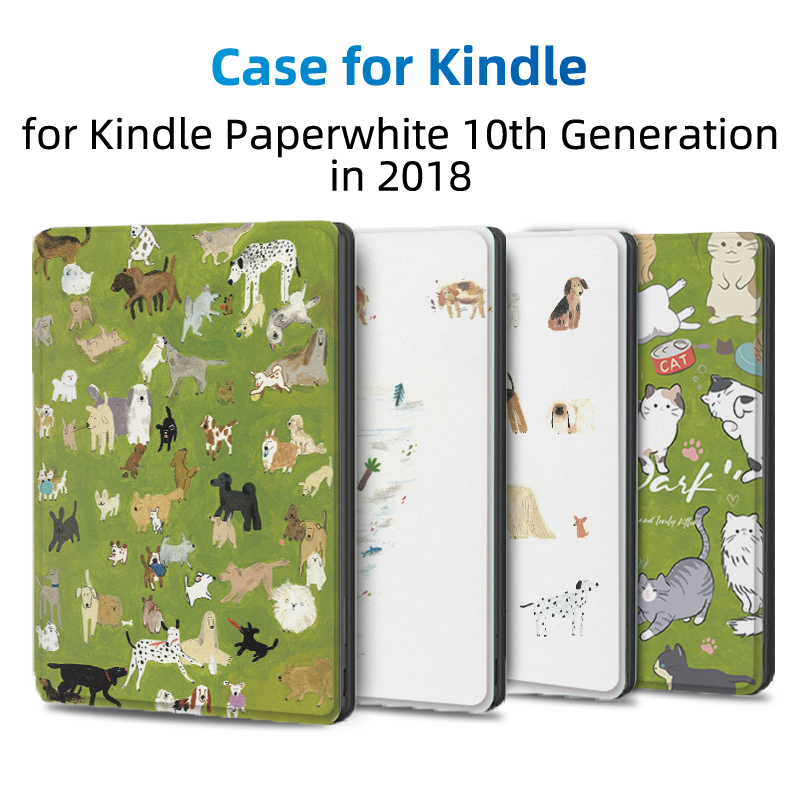 สําหรับ Kindle Paperwhite กรณี 7/10/11th/12th Gen สําหรับ 2024 All-new Kindle 11th 2022 10th Funda เปลือกป้องกัน Flip E-Book