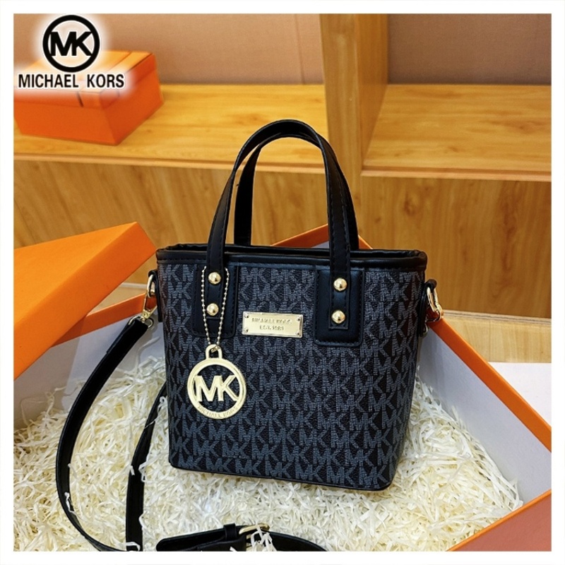 Женская сумка через плечо Michael Kors, модная и повседневная, с классическим принтом MK, мини-сумка для девушек, дорожная сумка.