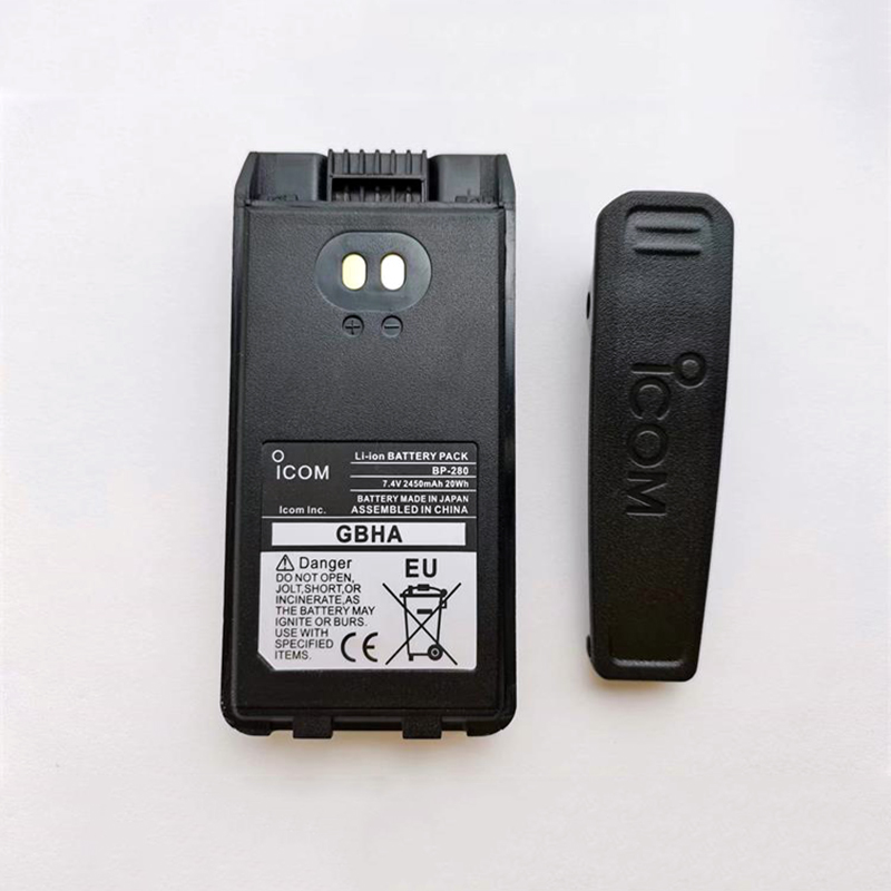 Литий-ионный аккумулятор BP-280, 2450 мАч, аккумулятор для рации для ICOM IC-V88 IC-U88 F1000 F2000 F1000D F2000D F1000S F2000T, двустороннее радио