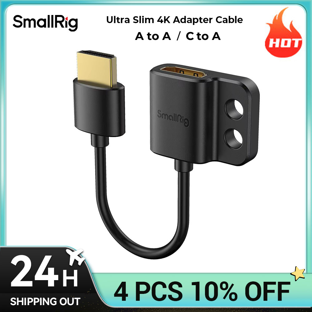SmallRig Ultra Slim 4K Кабель-переходник от A до A/C до A/D до A для BMPCC 4K и 6K/для Sony A7SIII/для Panasonic 3019/3020/3021