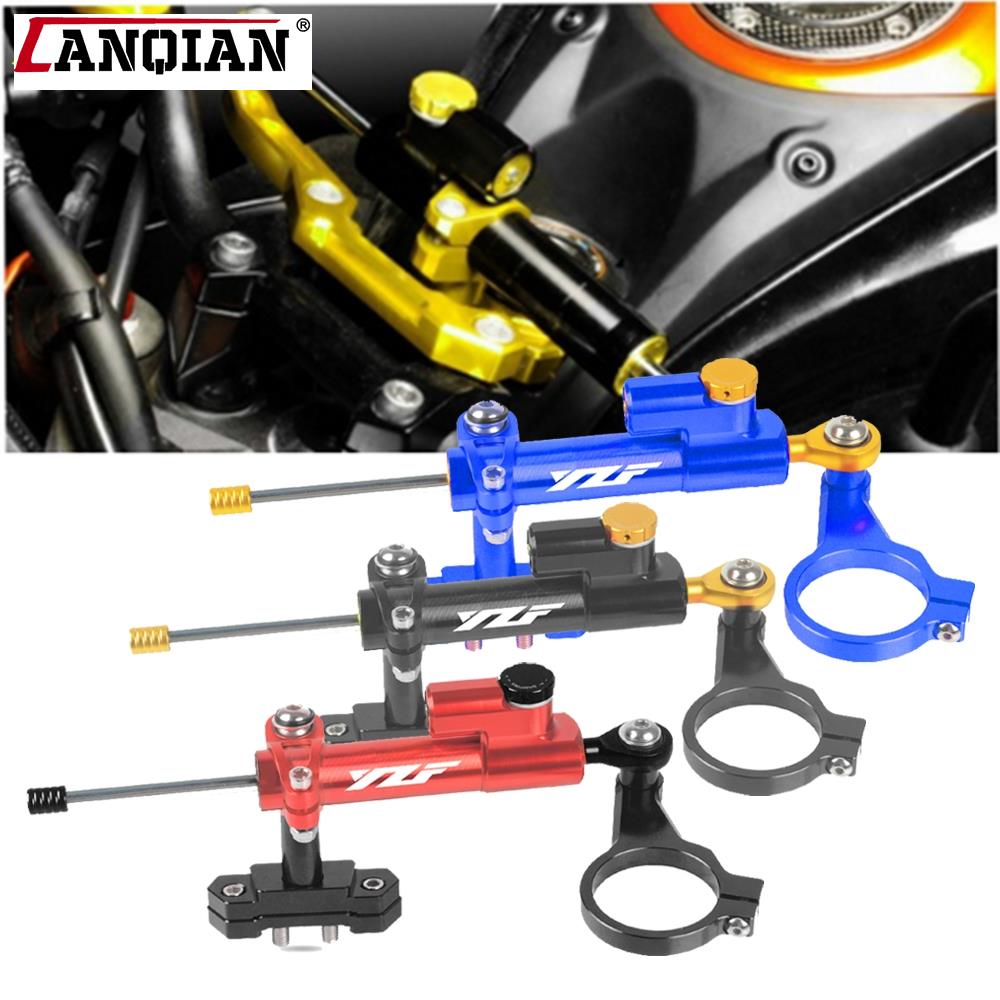 Untuk Yamaha YZF R15 V3 2017 2018 2019 2020 Damper Kemudi StabilizerLinear Terbalik Kontrol Keamanan Sepeda Motor dengan Braket