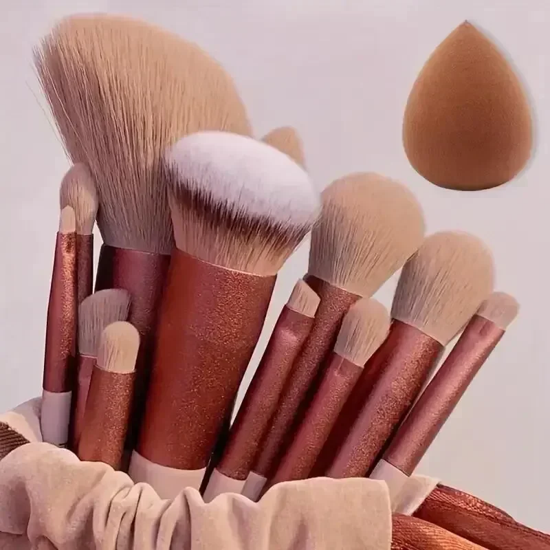Juego de brochas de maquillaje, base cosmética profesional suave y esponjosa, sombra de ojos en polvo, mezcla Kabuki, brocha de maquillaje, herramienta de belleza