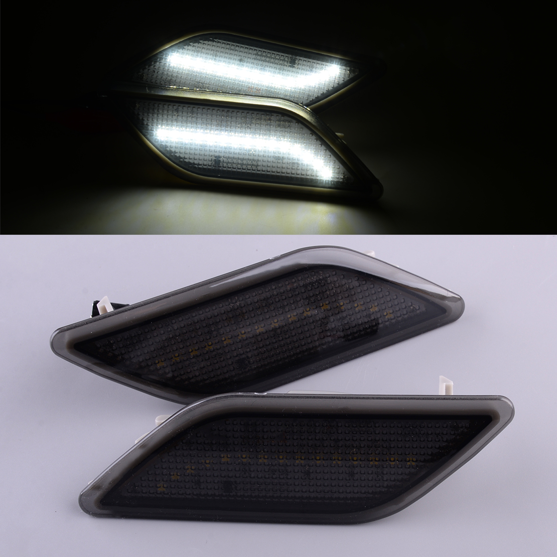 A2128200121 Rook Lens Wit Led Voorbumper Side Marker Light Lamp Geschikt Voor Benz W212 E-Klasse 2010 2011 2012 2013 A2128200021
