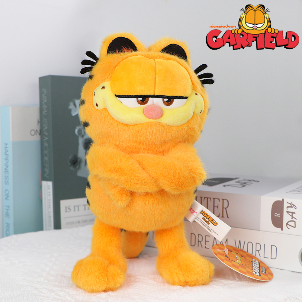 Garfield Oryginalna pluszowa zabawka w dużym rozmiarze Śliczny Garfield Obese Cat Puszysta wypchana lalka Świąteczne urodziny Świetne prezenty dla chłopców i dziewczynek