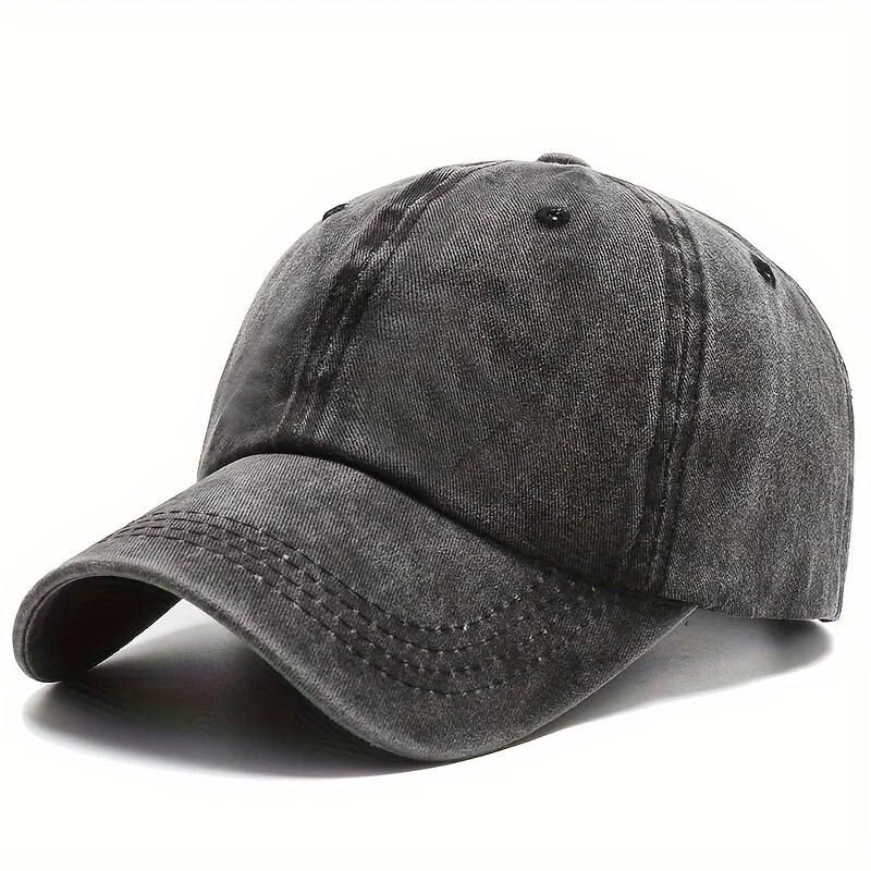 Heren Dames Unisex Baseballpet Verstelbare effen kleur Casual hoed Rekbare stof voor sport Veilige sluiting met trekkoord Papa-hoed