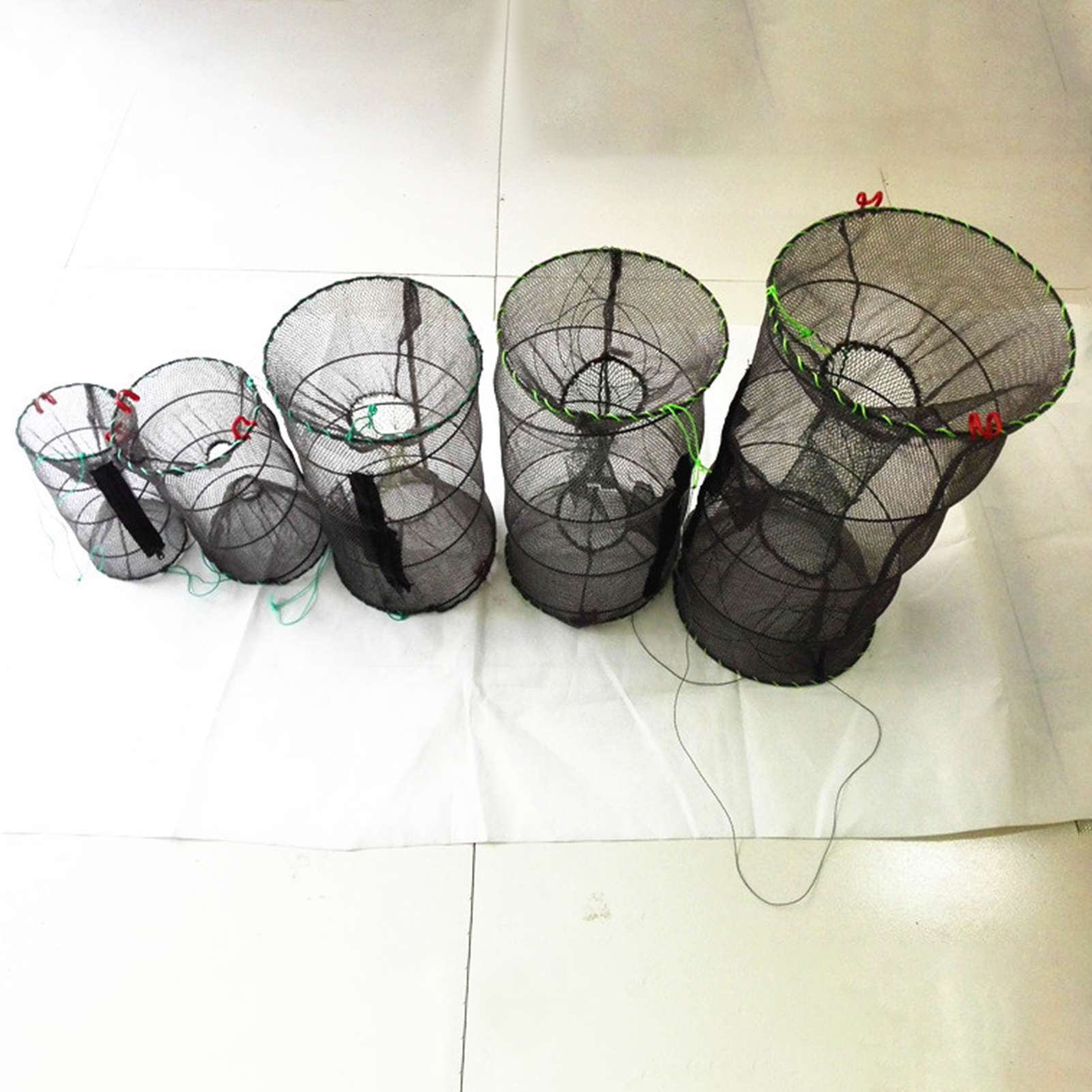 Fishing Net Mesh Fish Cage Foldable Reusable Fishing Nets Universal for All Types Fish