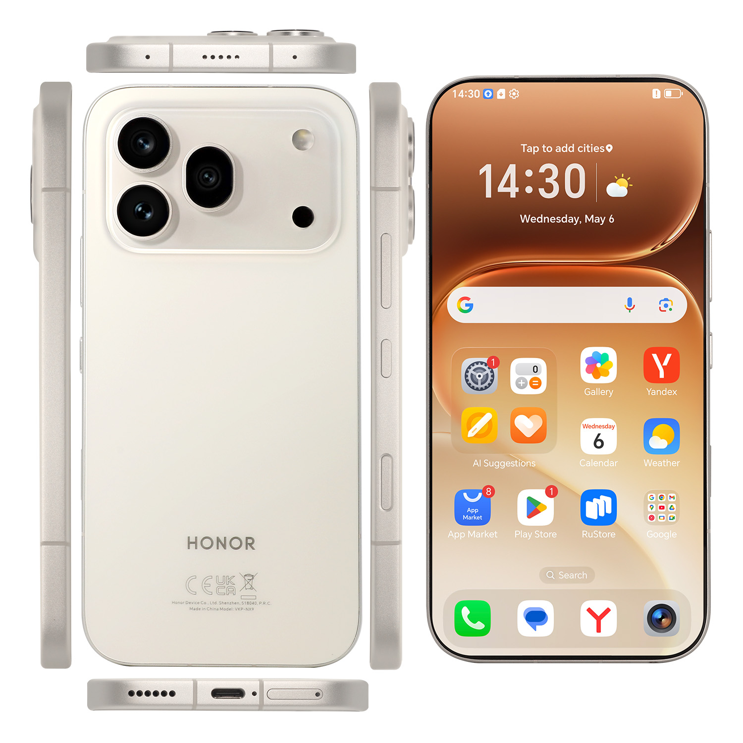 【RU Express】Смартфон HONOR 600 Pro 5G, 12 ГБ+256 ГБ, 6.57-дюймовый AMOLED-дисплей 120 Гц, камера 200 МП, аккумулятор 7000 мАч, быстрая зарядка 80 Вт, поддержка eSIM