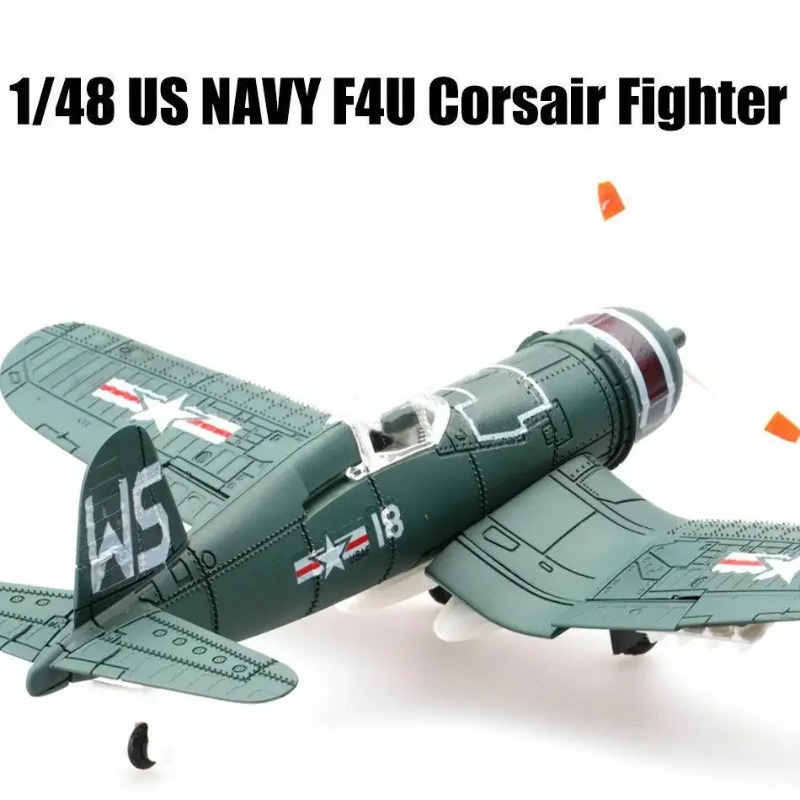 Model Perakitan Pesawat Terbang Plastik Corsair Fighter Angkatan Laut AS Skala 1/48