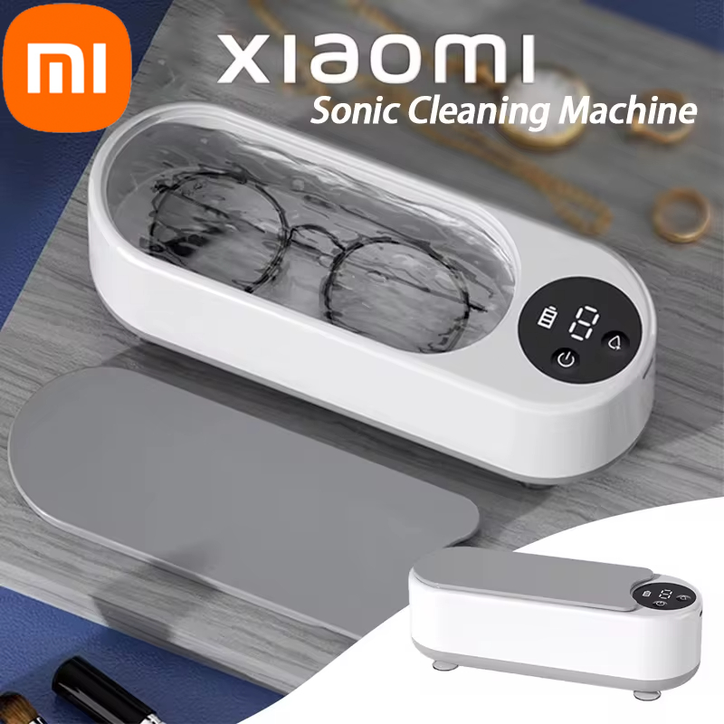 Xiaomi MIJIA-limpiador ultrasónico portátil, máquina de limpieza del hogar, limpiador de joyas, anillo, cepillo de maquillaje, 450ml