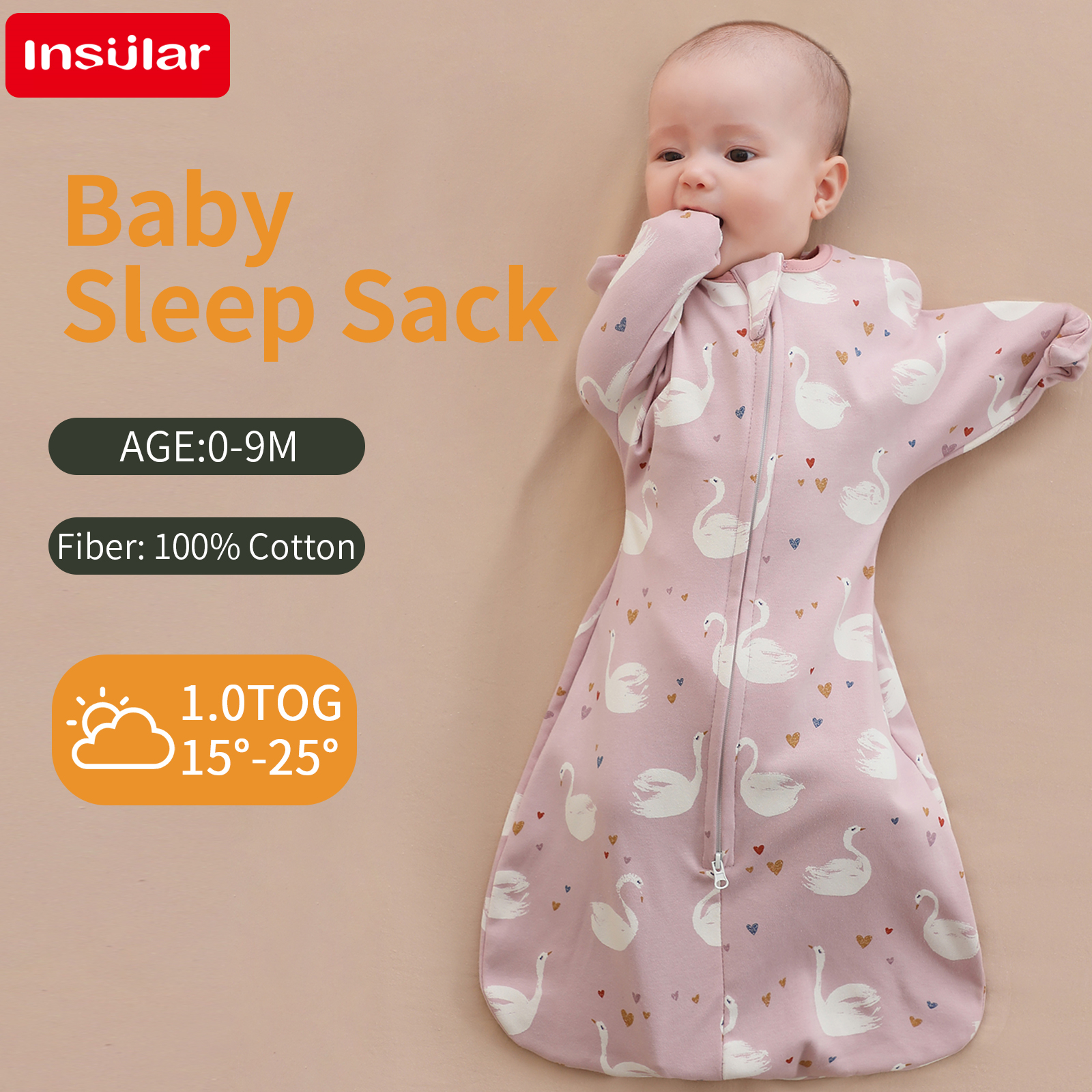 신생아 아기 침낭 제기 손 충격 방지 면화 인쇄 Sleepsacks Swaddle 담요 새로 태어난 아기 항목 Baby Swaddle