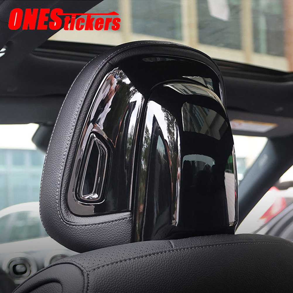 Do Mercedes Benz C E GLC EQE EQS Class AMG W206 W214 X254 V295 V297 Akcesoria samochodowe Przycisk regulacji zagłówka fotela Pokrywa wykończenia