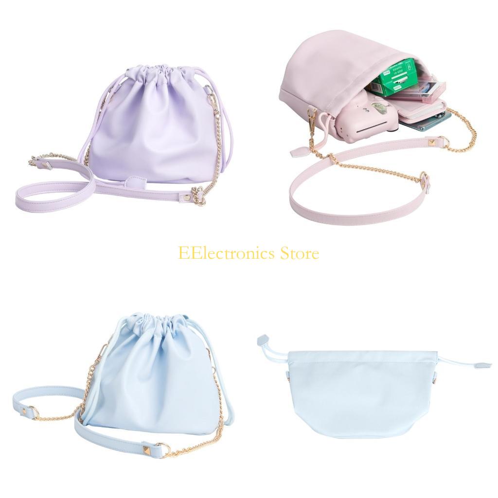 B03C Portable PU Camera Bag Casing Dengan Bahu Berkilau Bertahan Berlaku Shockstring