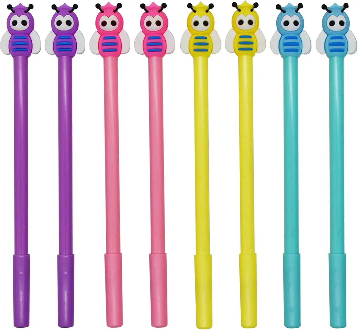 24 Pcs Bees Gel Pens Set Cute Cartoon Pens School Teachers Students School Stationery