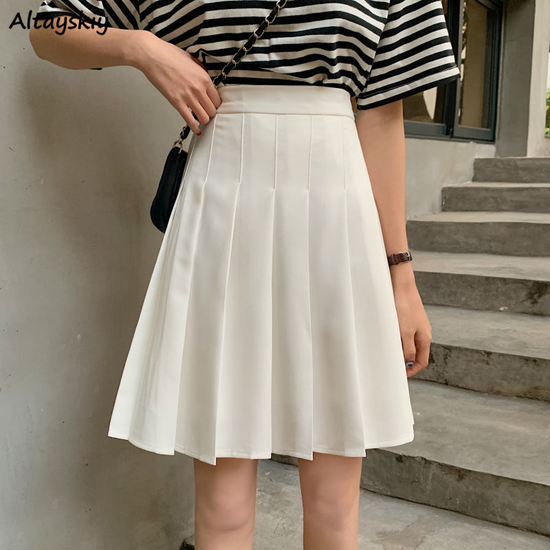 Váy Xếp Ly Nữ Cao Cấp Mùa Hè Tới Đầu Gối Cách Học Harajuku Y2k Bán Chạy Đường Trường Cosplay Nữ faldas