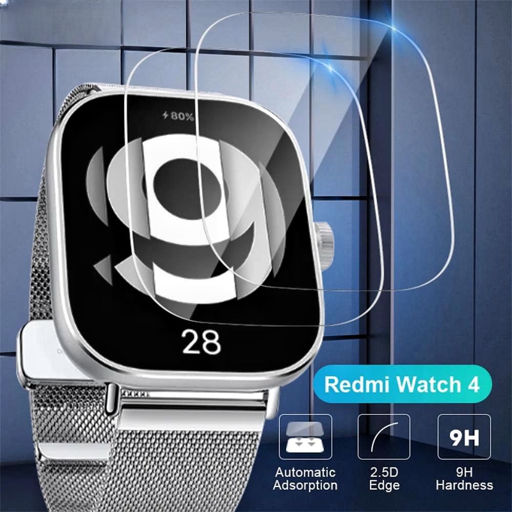 1-3 piezas de vidrio templado para Xiaomi Redmi Watch 4 Smart Watch Protector de pantalla HD transparente