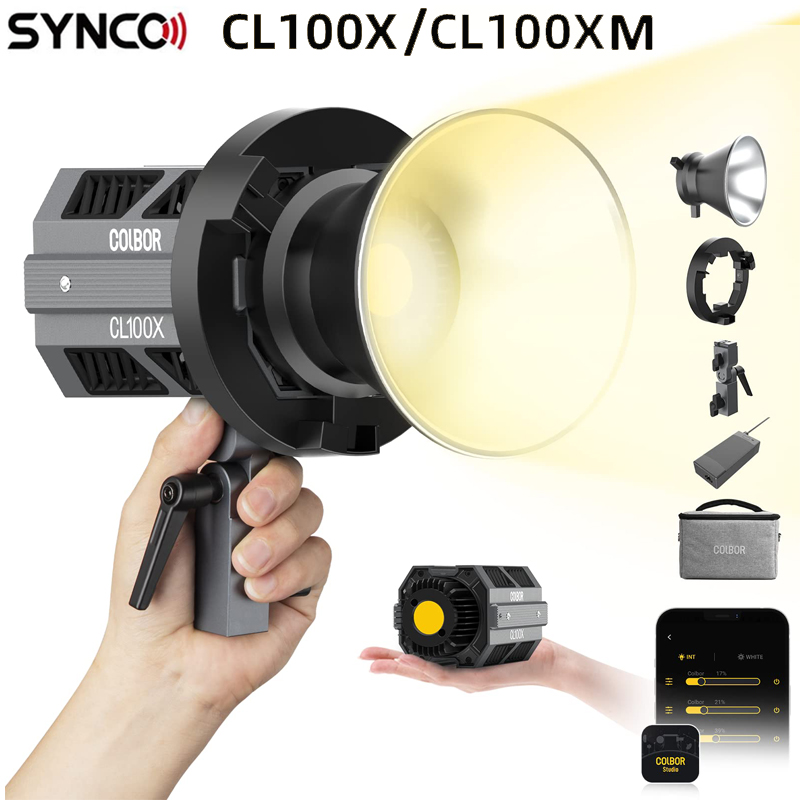 SYNCO COLBOR CL100X CL60 CL60M CL60R LED Video Photography Light 2700K-6500K Camera Light APP Control Studio Photo Lamp