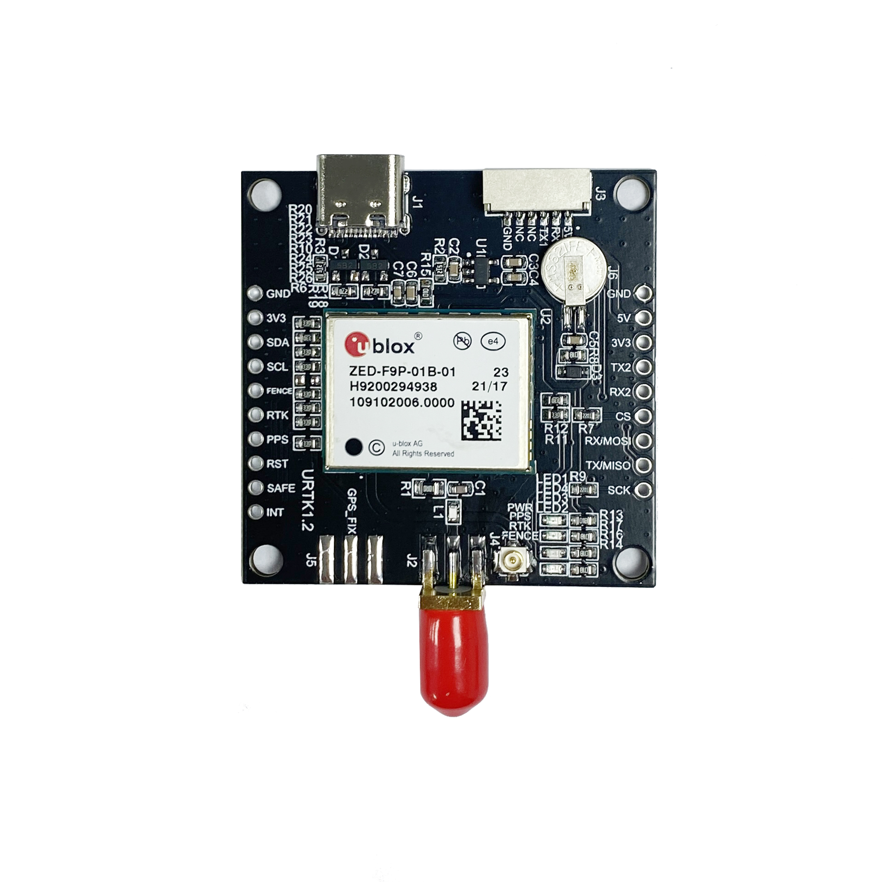 Placa receptora ZED-F9P RTK GNSS con Base S MA o Rover Original ZED-F9P-01B-01 RTK Placa de desarrollo GNSS/GPS de alta precisión