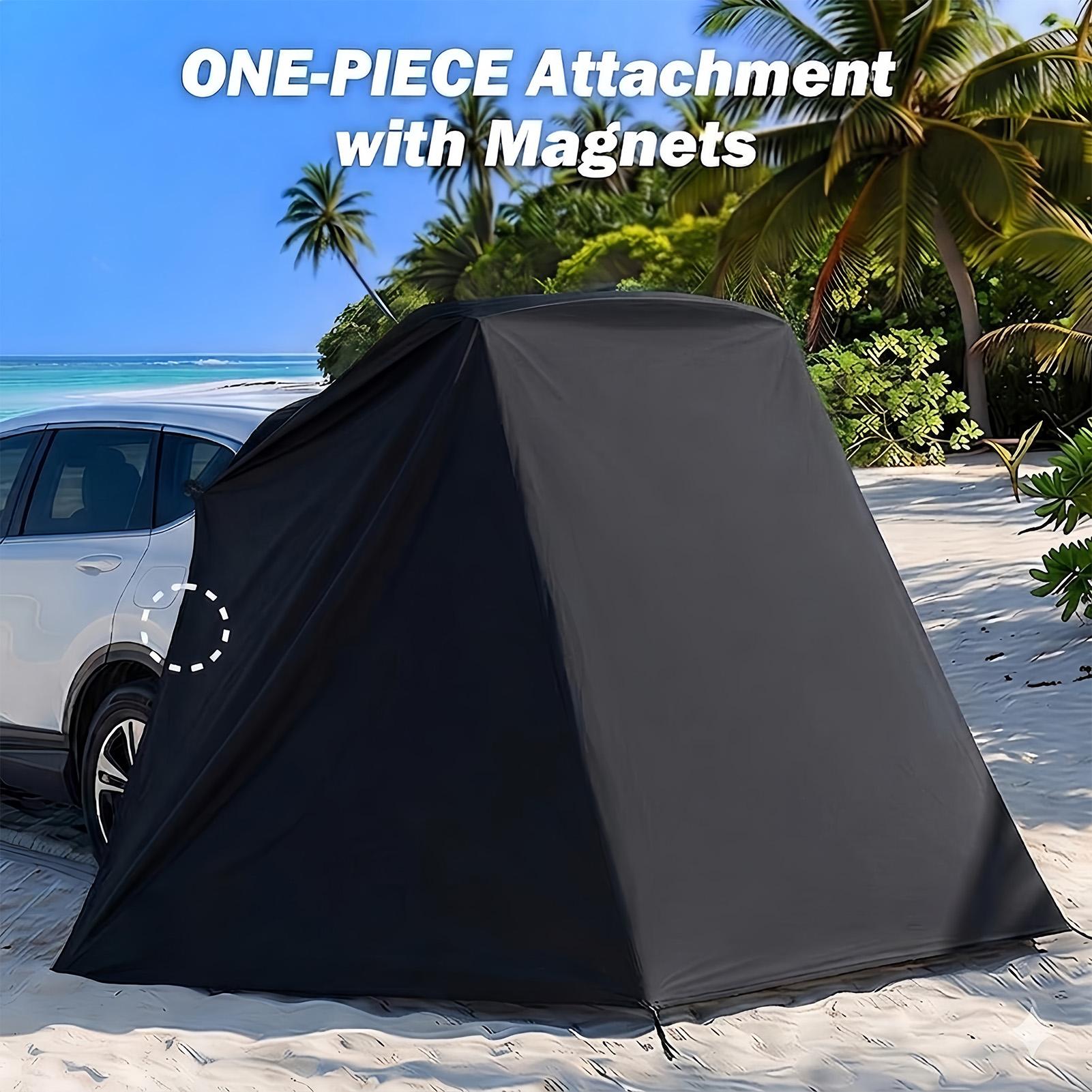 Tenda Pintu Belakang Mobil SUV, Tenda Ganti Baju, Tenda Privasi untuk Trailer, Van, Hatchback, RV, Piknik