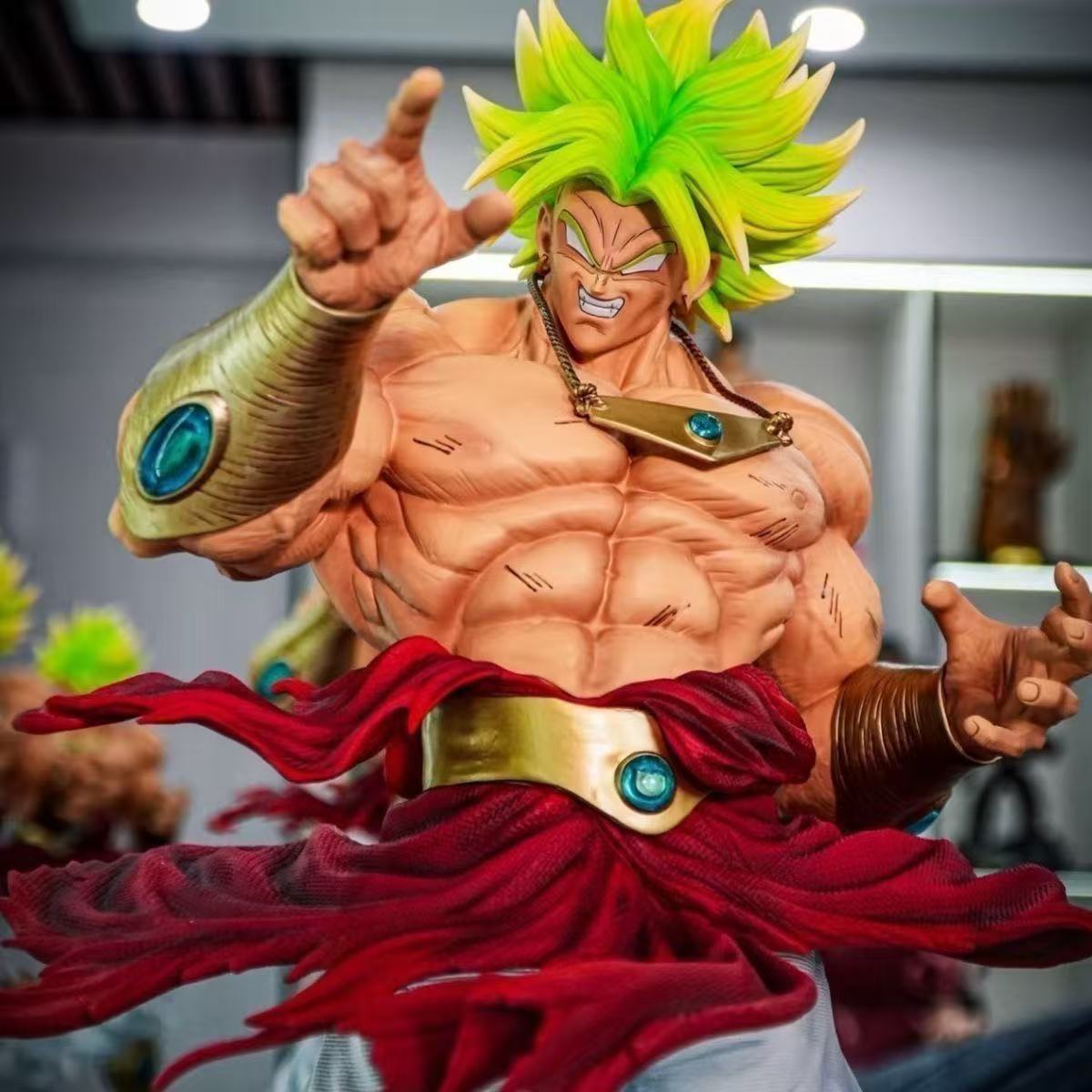Jt Dragon Ball Legend Super Saiyan Broly Figure Gk Patung Model Ornamen Hadiah