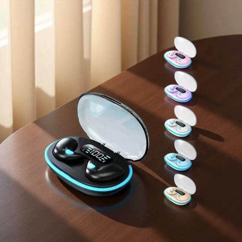 Écouteurs de sommeil sans fil X55 – Écouteurs Bluetooth invisibles pour dormeurs latéraux, réduction du bruit passive, confort toute nuit