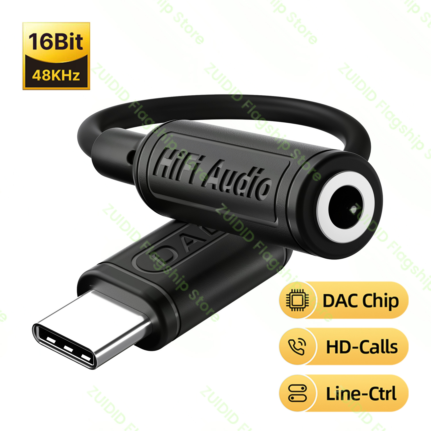 USB Tipo C a 3.5mm DAC Adattatore per auricolari HiFi 3.5 Jack Cuffie Cavo adattatore audio AUX per iPad Pro Samsung Huawei Xiaomi