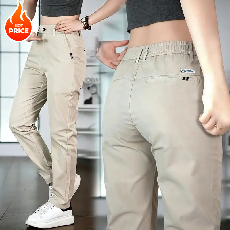 2026 Herren Eisseide Gerade Geschnittene Dünne Atmungsaktive Freizeithose Sommer Business Lange Hose Modisch Vielseitig Leichtgewichtig