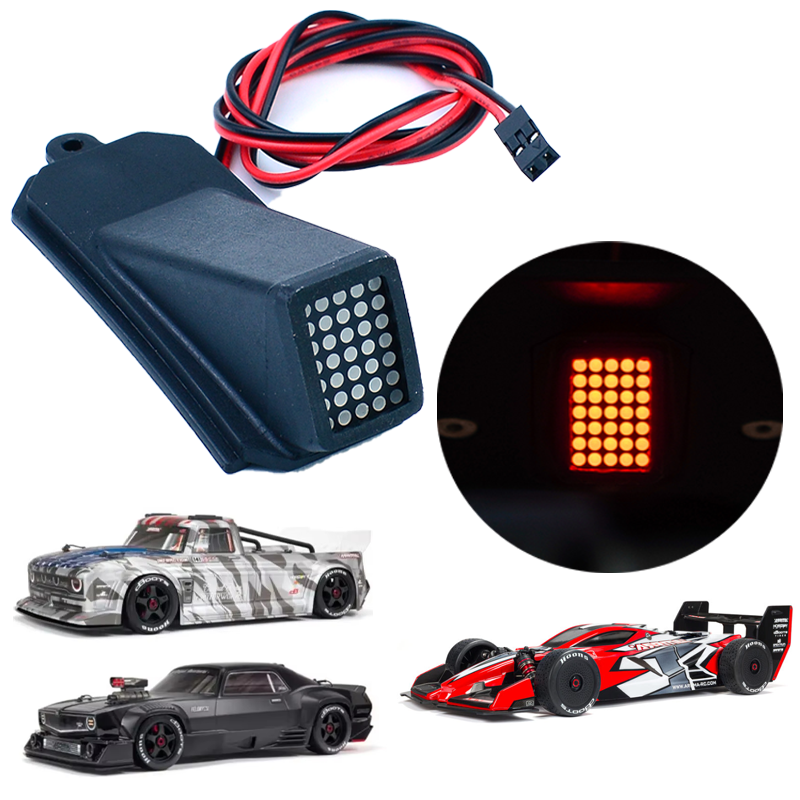 Peningkatan Modifikasi Lampu Belakang Lampu Pilot LED untuk Suku Cadang Mobil Truk F1 V2 Tanpa Batas Pelanggaran Kejahatan 1/7 ARRMA