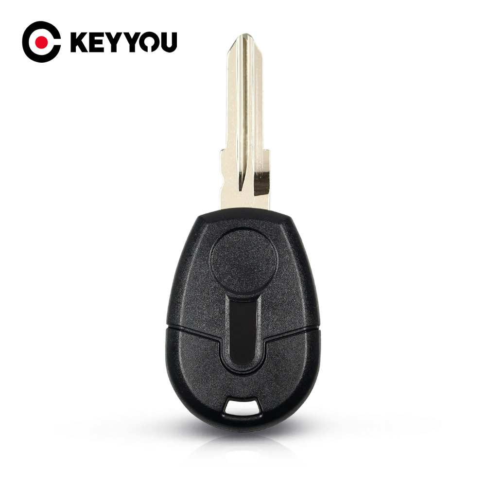 KEYYOU 15 buah/lot penutup sarung cangkang kunci mobil jarak jauh pengganti untuk Fiat Transponder kosong GT15R Blade