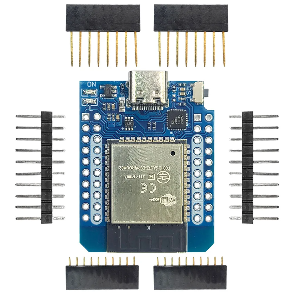 Placa de desarrollo de módulo WiFi D1 MINI ESP32 BT para Internet de las cosas CP2102 CH9102F serie 40 pines USB Micro tipo C