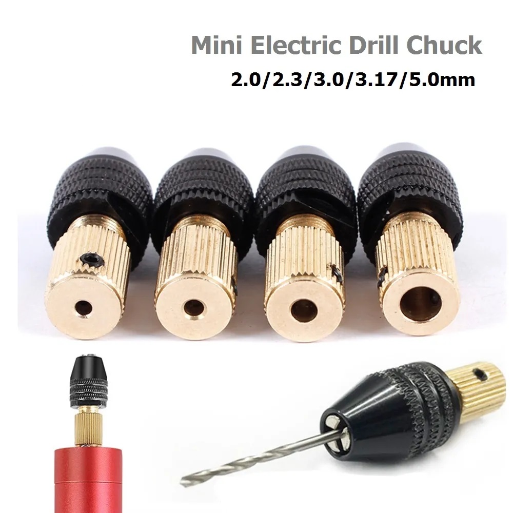 Mini Drill Chuck Quick Change, Adaptador de Broca Keyless, Clamp Fixing Device Tools, 2,0mm, 2,35mm, 3,0mm, 3,17mm, 5,0mm, 0,3mm-3,5mm