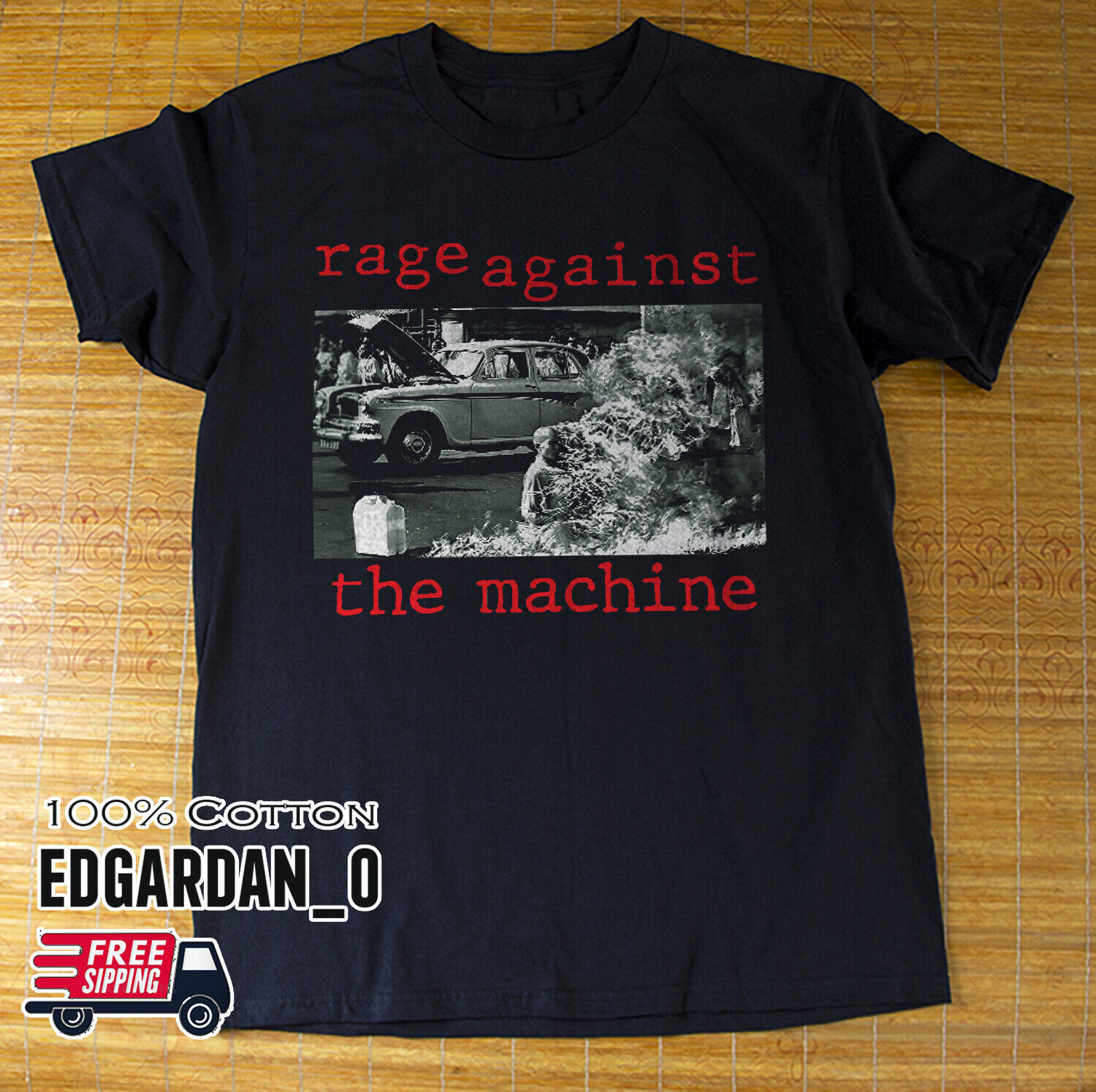 Rage Against the Machine-Американская футболка для рок-группы