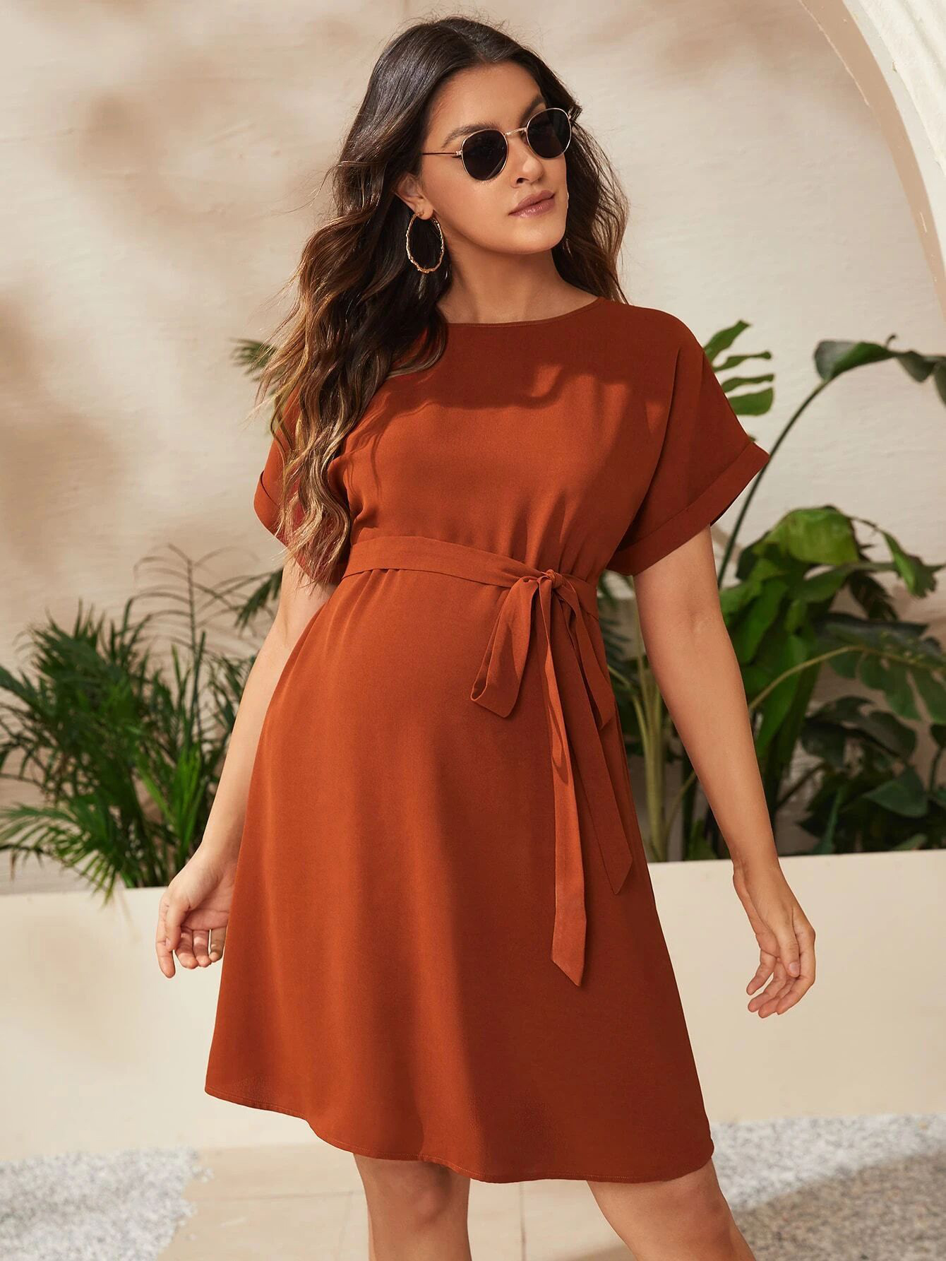 Moda 2013 verão vestidos para grávidas photoshoot vestido saia bat-manga túnica camisa vestido roupas para grávidas roupas para mulher