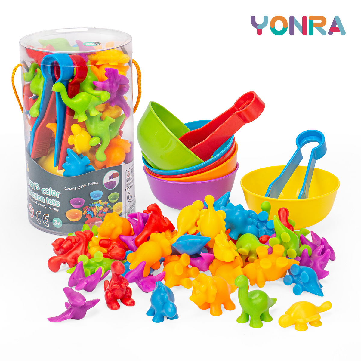 Zählen Tier Sortieren Spielzeug für Kleinkinder Vorschule Lernen Aktivitäten für Mathematik Farbe Erkenntnis Montessori Baby STEM Geschenk