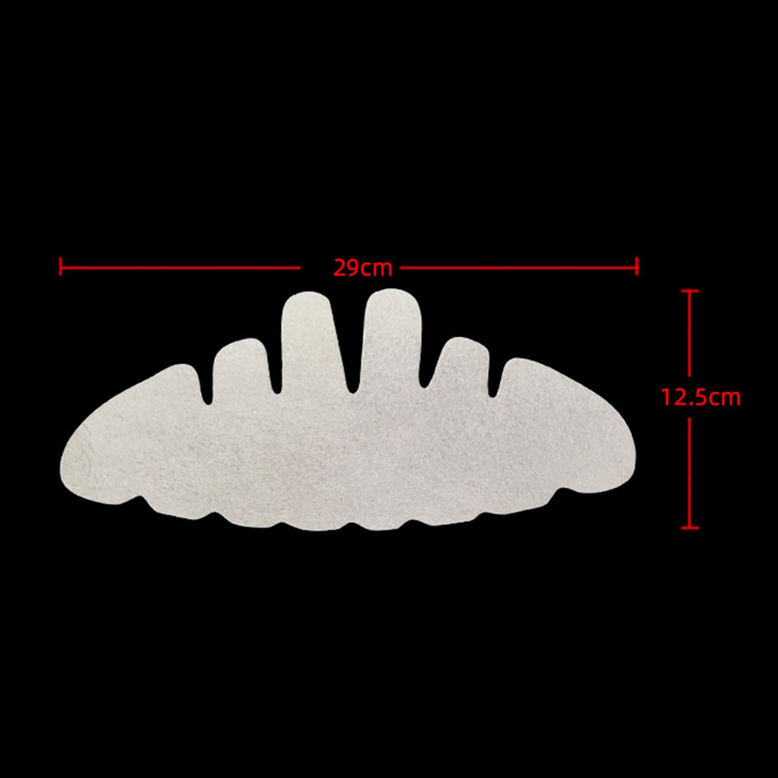 30Pcs Czapka z daszkiem Miękka podszewka chroniąca przed potem Wkładki do czapek golfowych Chłonna podkładka przeciwpotna do kapelusza plażowego Letnie podróże na zewnątrz