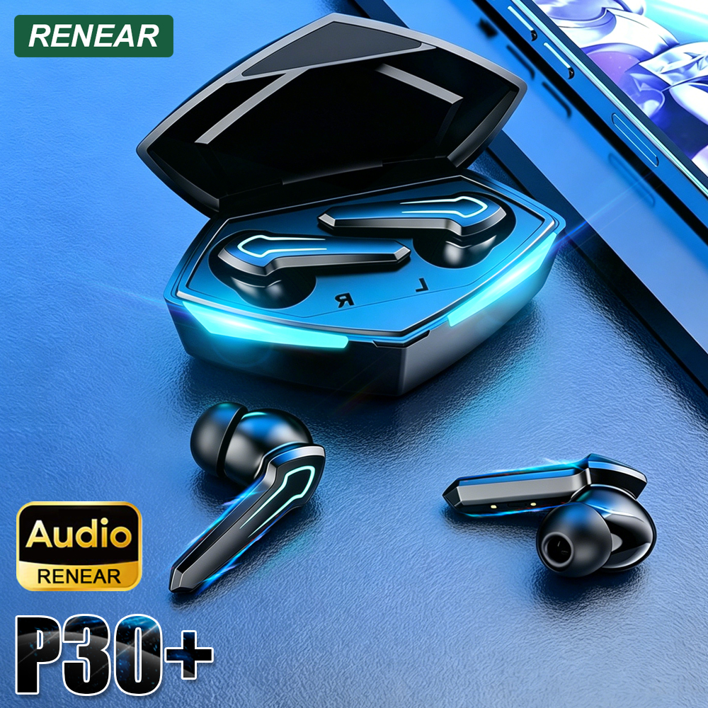 TWS Wireless Headphones Stereo LED Gaming HiFi Headset For Xiaomi Redmi Mi Huawei iPhone Samsung Universal Mic Bluetooth Headset