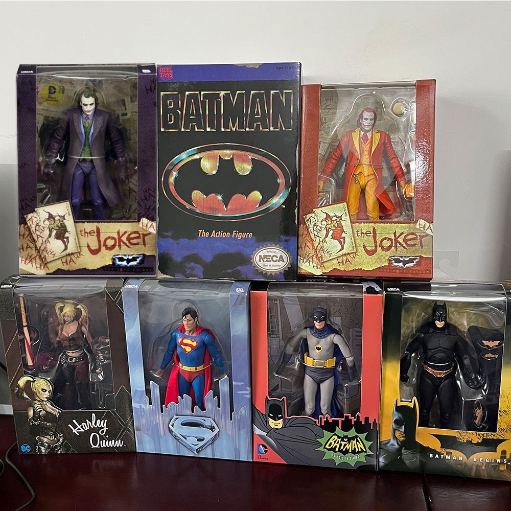 Batman Joker Figuur Mafex Supermen Harley Quinn Actiefiguur Cartoon Klassieke rollen Verzamelbaar model Verjaardagsspeelgoed