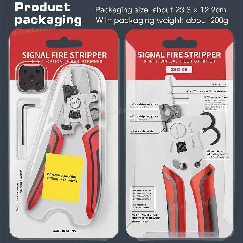 Signal Fire ZSQ-09 9 в 1, плоскогубцы для зачистки оптоволокна, ножницы для зачистки оптического волокна, плоскогубцы для зачистки проводов