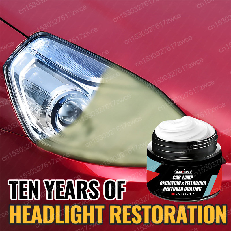 Autokoplamp Restauratie Polijsten Koplamp Krasverwijderaar Reparatie Reinigingspasta Verwijder oxidatie Koplamp Polijstvloeistof