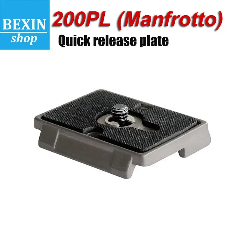 Manfrotto Quick Release Plate met speciale adapter (200PL) voor Manfrotto 323 460MG,468RC,486RC2 DSLR Camera Statief Balhoofd
