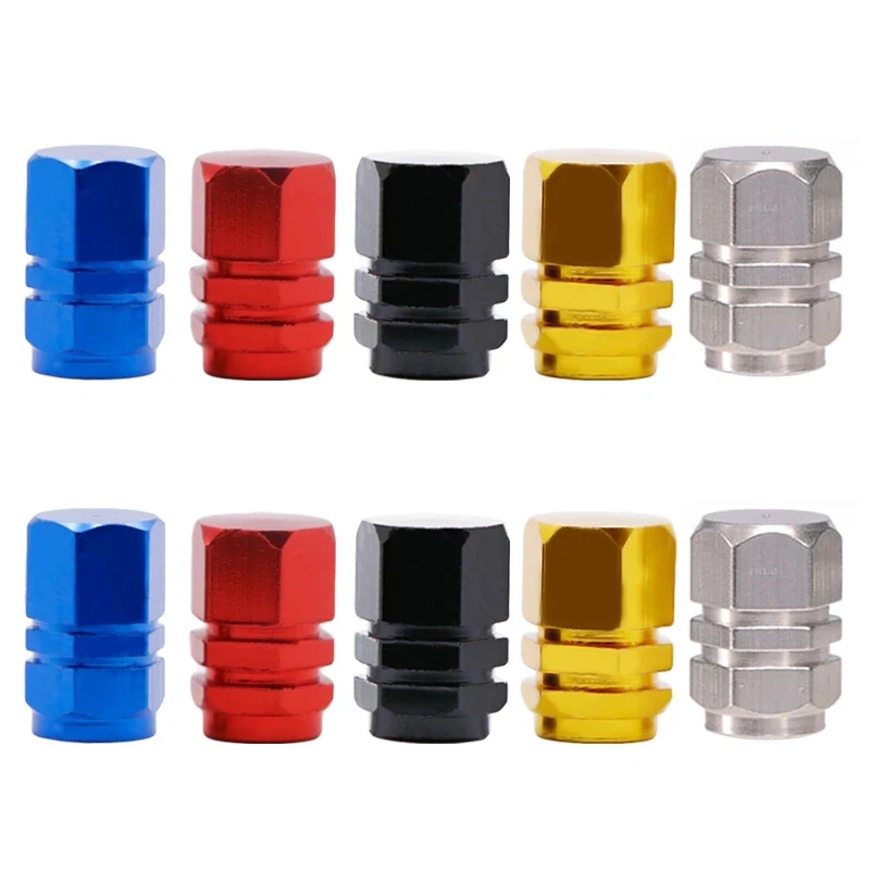 4Pcs Auto Reifen Ventil Kappe Aluminium Legierung Wasserdichte Rad Luft Staub Kappen Reifen Felge Stem Abdeckungen Luft Ventil Kappen decor Auto Zubehör