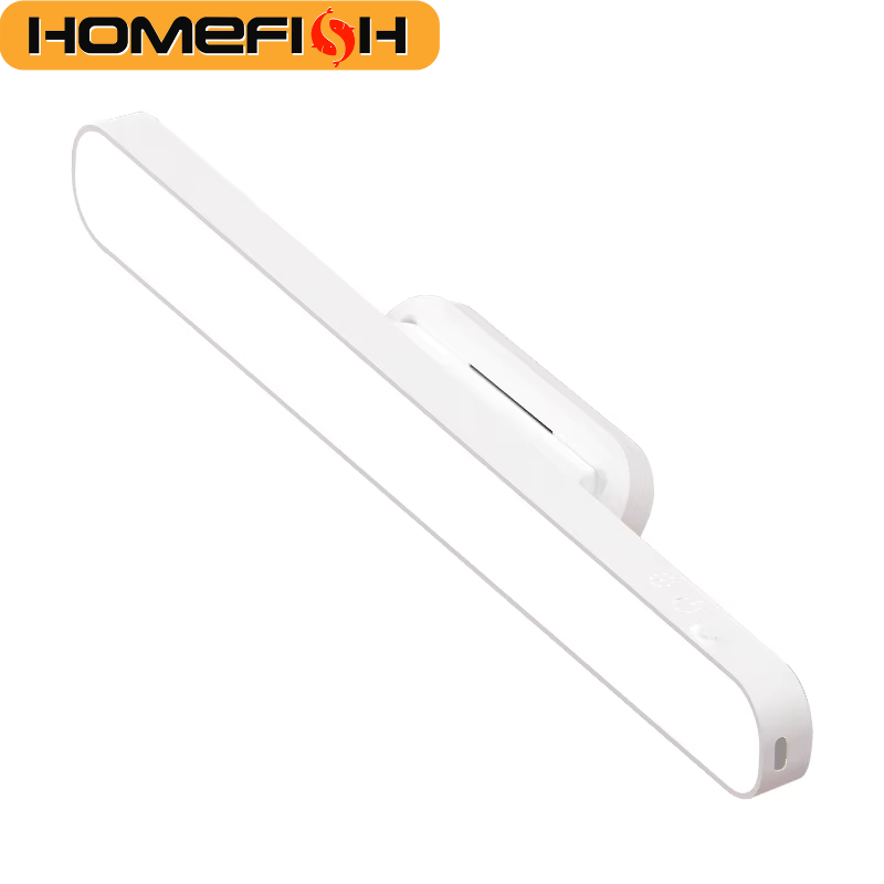 Lámpara de escritorio LED HOMEFISH, luz nocturna colgante magnética, lámpara de mesa recargable por USB, luz de lectura de 3 colores para armario